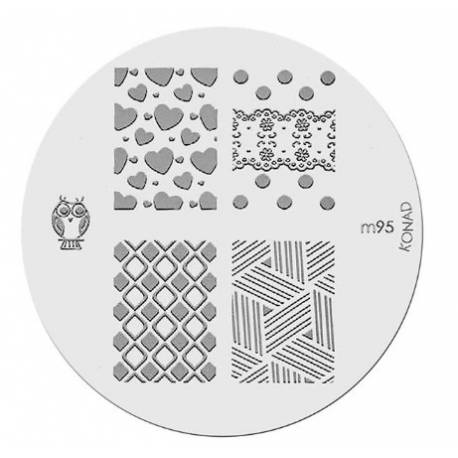 Konad Placa De Diseños Kim95 Konad Placa De Diseños Kim95
