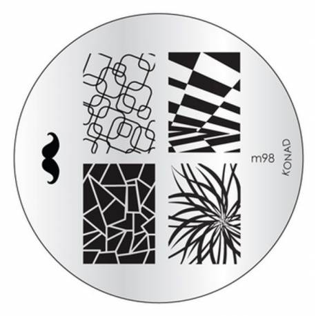 Konad Placa De Diseños Kim98 Konad Placa De Diseños Kim98