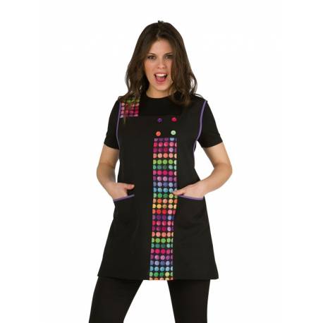Lacla Estola Circulos Colores Negra Ref. 21502009ne Lacla Estola Circulos Colores Negra Ref. 21502009ne