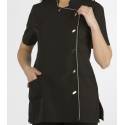 Lacla Casaca Corta M/c Cuello Mao Negra Vivo Plata Talla L Ref. 51307830 3nl