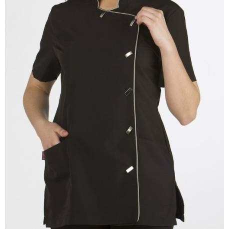 Lacla Casaca Corta M/c Cuello Mao Negra Vivo Plata Talla M Ref. 51307830 2nm Lacla Casaca Corta M/c Cuello Mao Negra Vivo Plata Talla M Ref. 51307830 2nm