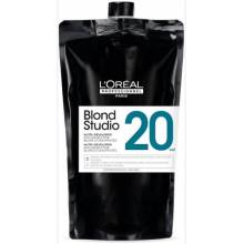 Loreal Oxidante Revelador Blond Studio Platinium Nutri-revelador En Crema 20 Vol. Litro Ref. E3591700