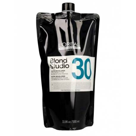 Loreal Oxidante Revelador Blond Studio Platinium Nutri-revelador En Crema 30 Vol. Litro Loreal Oxidante Revelador Blond Studio Platinium Nutri-revelador En Crema 30 Vol. Litro