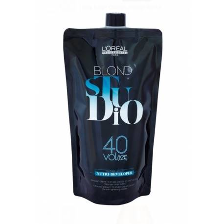 Loreal Oxidante Revelador Blond Studio Platinium Nutri-revelador En Crema 40 Vol. Litro Loreal Oxidante Revelador Blond Studio Platinium Nutri-revelador En Crema 40 Vol. Litro
