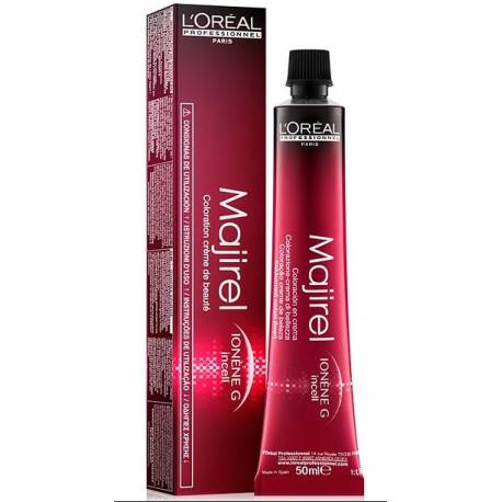 Loreal Tinte Permanente Majirel En Crema N.  6.14 Rubio Oscuro Ceniza Cobrizo