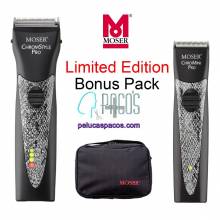 Moser Pack Maquinas Cortapelo Prof. Sin Cable Chromstyle Y Chromini Edicion Serpiente Snake Más Bolso Ref. 1871-0077