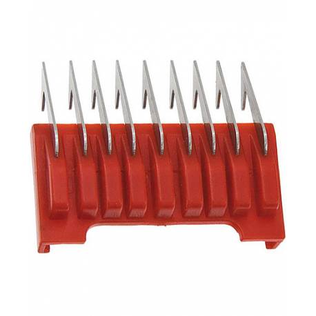 Moser Peine Recalce Universal Metal Color Numero 1 Rojo 3 Mm Ref. 1233-7100