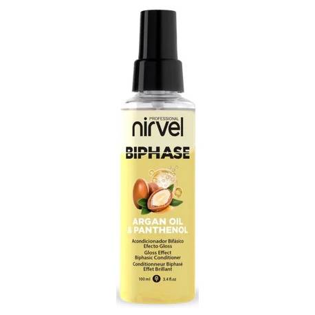 Nirvel Biphase Argan Oil-panthenol  Efecto Gloss  100ml    Ref. 6753