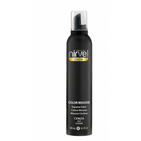 Nirvel Color Espuma Volumen Fija Y Realza Color Ceniza Color Mousse 300 Ml. Ref. 6306 Nirvel Color Espuma Volumen Fija Y Realza Color Ceniza Color Mousse 300 Ml. Ref. 6306