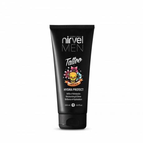 Nirvel Men Crema Hidratante Brillo Intenso Tattoo Hidra Protect 200 Ml. Ref. 6731 Nirvel Men Crema Hidratante Brillo Intenso Tattoo Hidra Protect 200 Ml. Ref. 6731