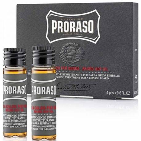Proraso - Amarilla- Amaderada Aceite Caliente Barba 4x17 Ml  Ref. 400790 Proraso - Amarilla- Amaderada Aceite Caliente Barba 4x17 Ml  Ref. 400790