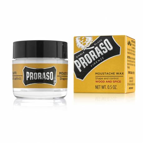 Proraso - Amarilla- Amaderada Cera Para Bigote 15 Ml  Ref. 400761