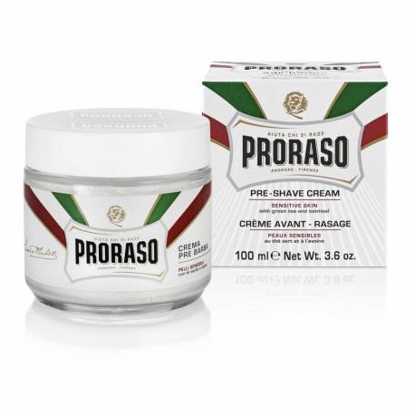 Proraso - Blanco- Te Verde Y Avena Crema Pre-shave Piel Sensible 100 Ml Ref. 400501 Proraso - Blanco- Te Verde Y Avena Crema Pre-shave Piel Sensible 100 Ml Ref. 400501