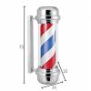 Postquam Barber Pole Luminoso Giratorio Rayas Azul/blanca/roja Carcasa Cromada    Ref. Idaccbarb02 Postquam Barber Pole Luminoso Giratorio Rayas Azul/blanca/roja Carcasa Cromada    Ref. Idaccbarb02