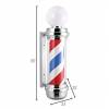 Postquam Barber Pole Luminoso Giratorio Rayas Azul/blanca/roja Con Bola Y Terminales Cromado   Ref. Idaccbarb01 Postquam Barber Pole Luminoso Giratorio Rayas Azul/blanca/roja Con Bola Y Terminales Cromado   Ref. Idaccbarb01