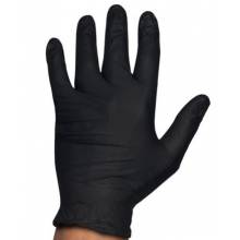 Rubberex Guantes Nitrilo Touch 100 Unids Black Sin Polvo 3.5grs Talla 2 M Ref.. 2645 - 0645