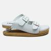 Rubio Zueco Sandalia Muelle 2 Tiras Mod.2101 Blanca 38