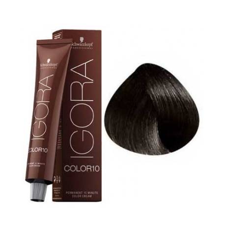 Schwarzkopf Igora Color 10      3. 0 Castaño Oscuro 60 Ml. Schwarzkopf Igora Color 10      3. 0 Castaño Oscuro 60 Ml.