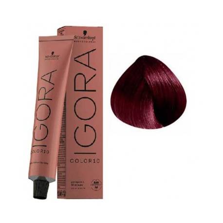 Schwarzkopf Igora Color 10      4.89 Castaño Medio Rojo Violeta 60 Ml. Schwarzkopf Igora Color 10      4.89 Castaño Medio Rojo Violeta 60 Ml.