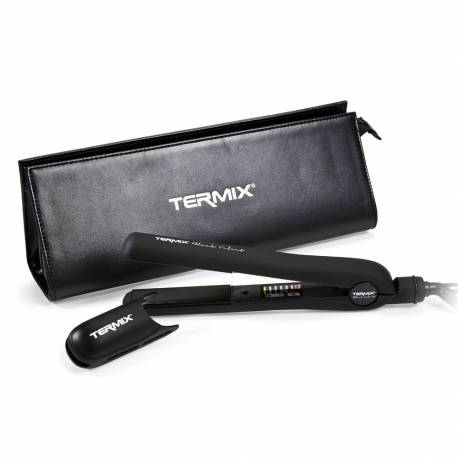 Termix Plancha Ceramica Turmalina Black Velvet 32mm 230º Ref. P-pch-txbv + Estuche Térmico Con Alfombrilla