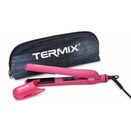 Termix Plancha Ceramica Turmalina Velvet Pink 32mm 230º + Estuche Térmico Con Alfombrilla