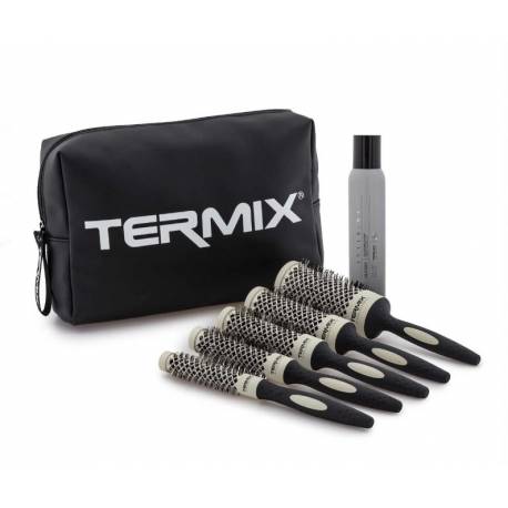 Termix Neceser Evo Cepillos Termico Teflon Soft Pack 5 Unds Ø 17 Al 43 Mas Spray Glossy 200 Ml Valorado  19 Euros Ref. P-mlt-ev