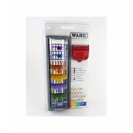 Wahl Peine Recalce Plastico Pack Del 1 Al 8 Colores Ref. 03170-400 Wahl Peine Recalce Plastico Pack Del 1 Al 8 Colores Ref. 03170-400
