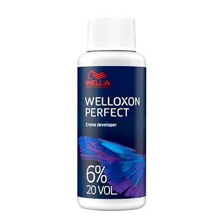 Wella Color Revelador Welloxon Perfect Agua Oxigenada Dosis Future Crema  6%  20vl. 60 Ml.