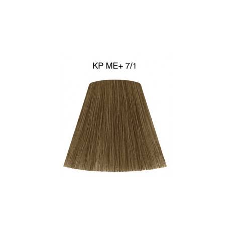 Wella Color Tinte Permanente Koleston Perfect N.  7. 1 Rubio Medio Ceniza In