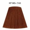 Wella Color Tinte Permanente Koleston Perfect N.  7.43 Rubio Medio Cobrizo Dorado