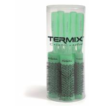 Termix Cepillo Termico Ceramica Pack 5 Unds Verde  Pk-5colorve