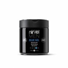 Nirvel Men Gel Fijador Fuerte Sin Alcohol Blue Gel Wet  500 Ml. Ref. 6728