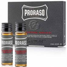 Proraso - Amarilla- Amaderada Aceite Caliente Barba 4x17 Ml  Ref. 400790