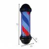 Postquam Barber Pole Luminoso Giratorio Rayas Azul/blanco/rojo Carcasa Negra   Ref. Idaccbarb07