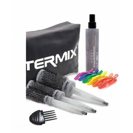 Termix Cepillos Termico Ceramic Kit Motivacion De 3 Unds Ø 17 - 28 - 43 Mm. Con  3 Regalos Ref. 001142
